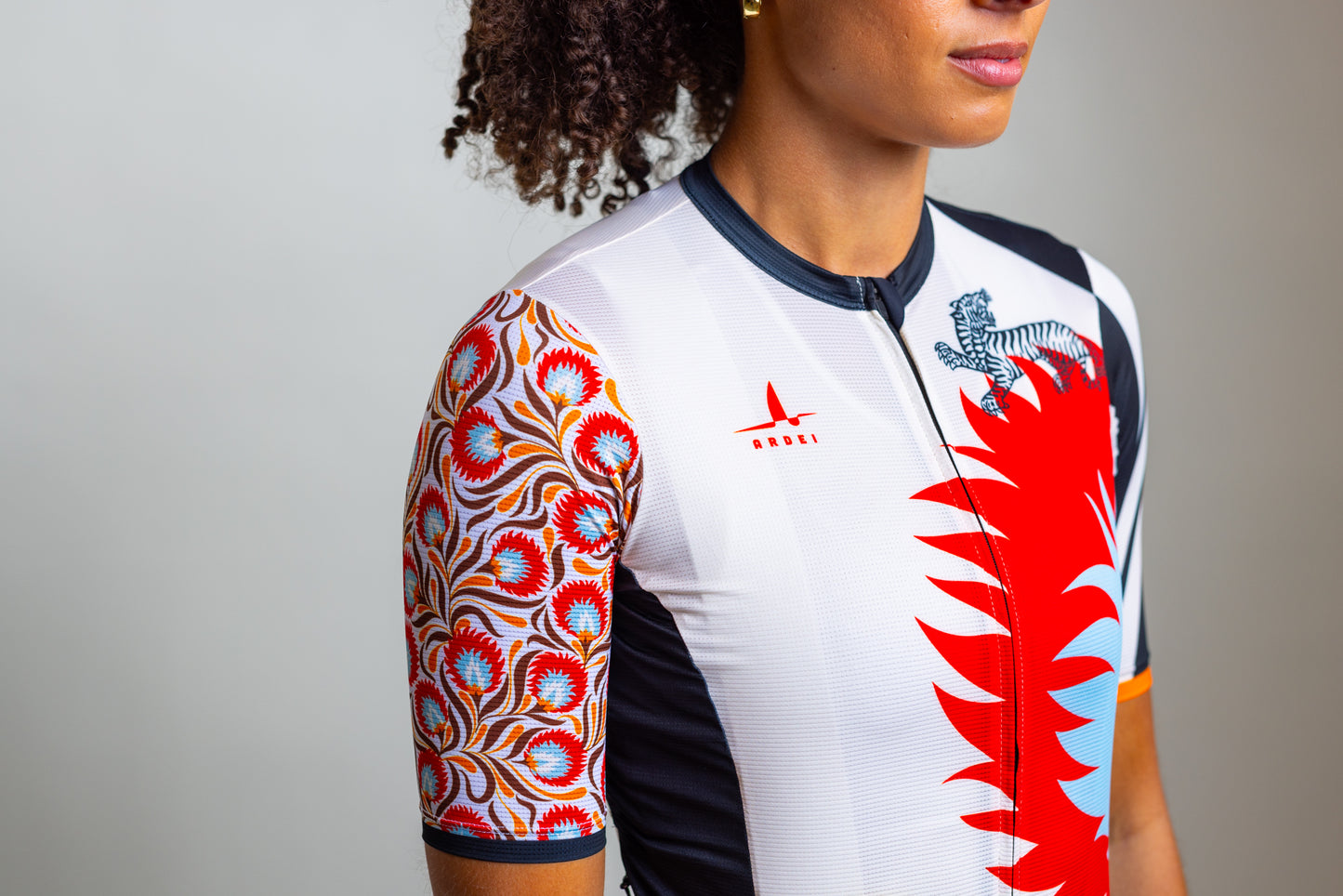 White Wild Bloom Jersey - Women's