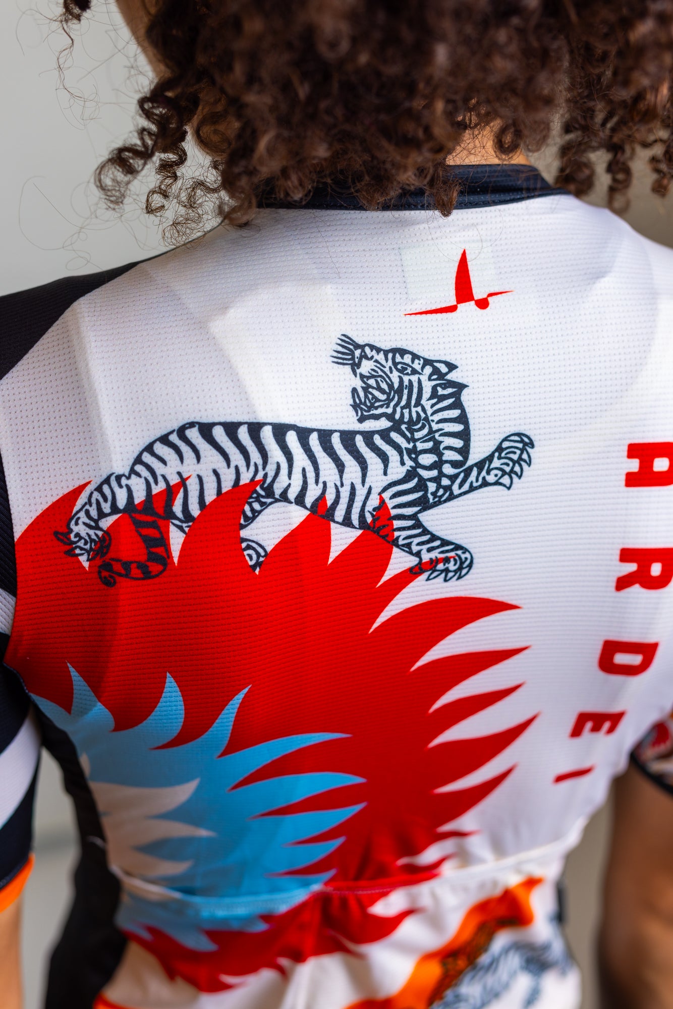White Wild Bloom Jersey - Women's