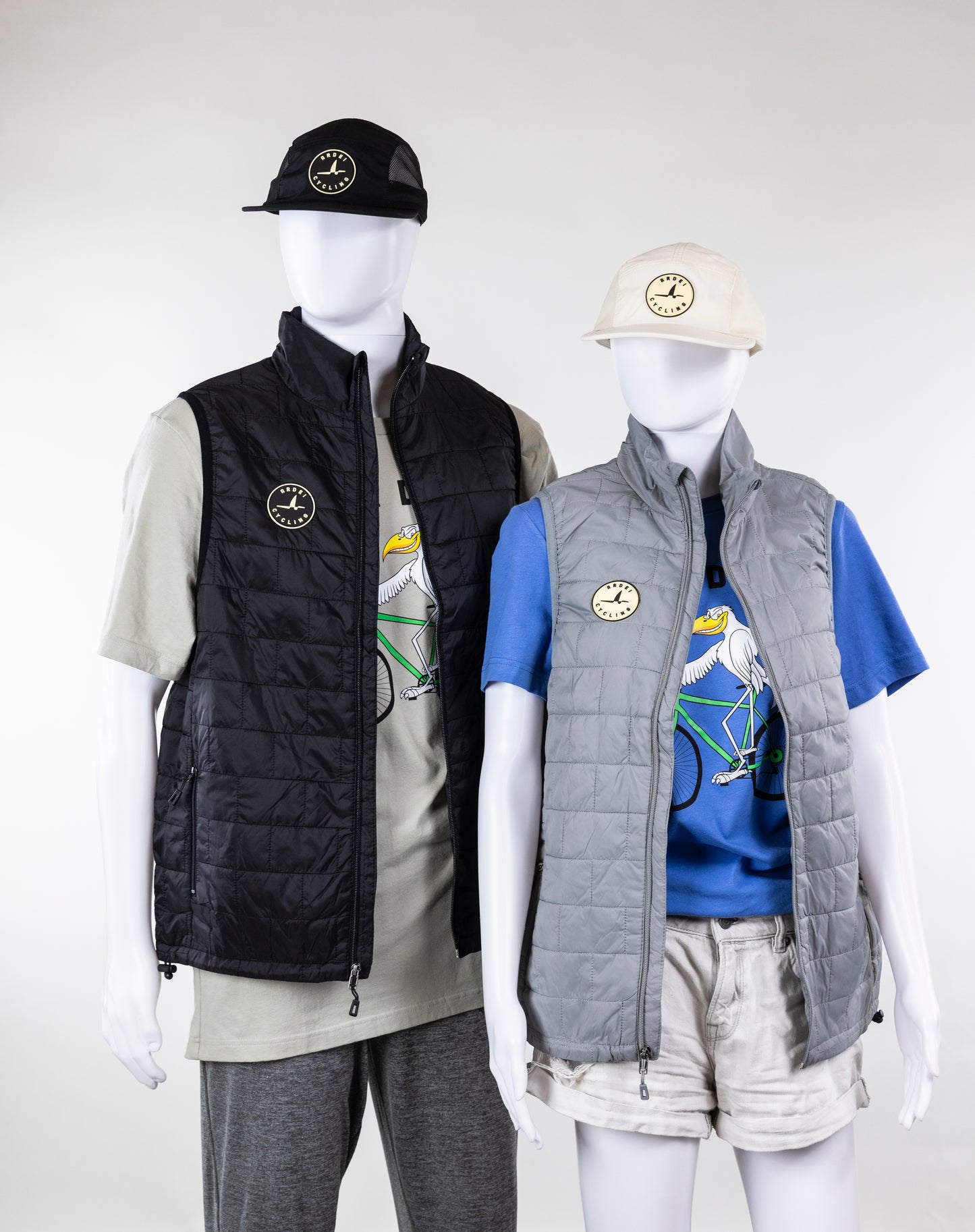 Steel Unisex Quilted Vest – Lightweight Packable Windproof Layer