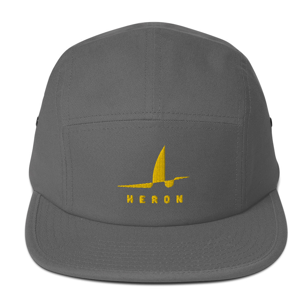 5 Panel Cap - Gold Embroidery
