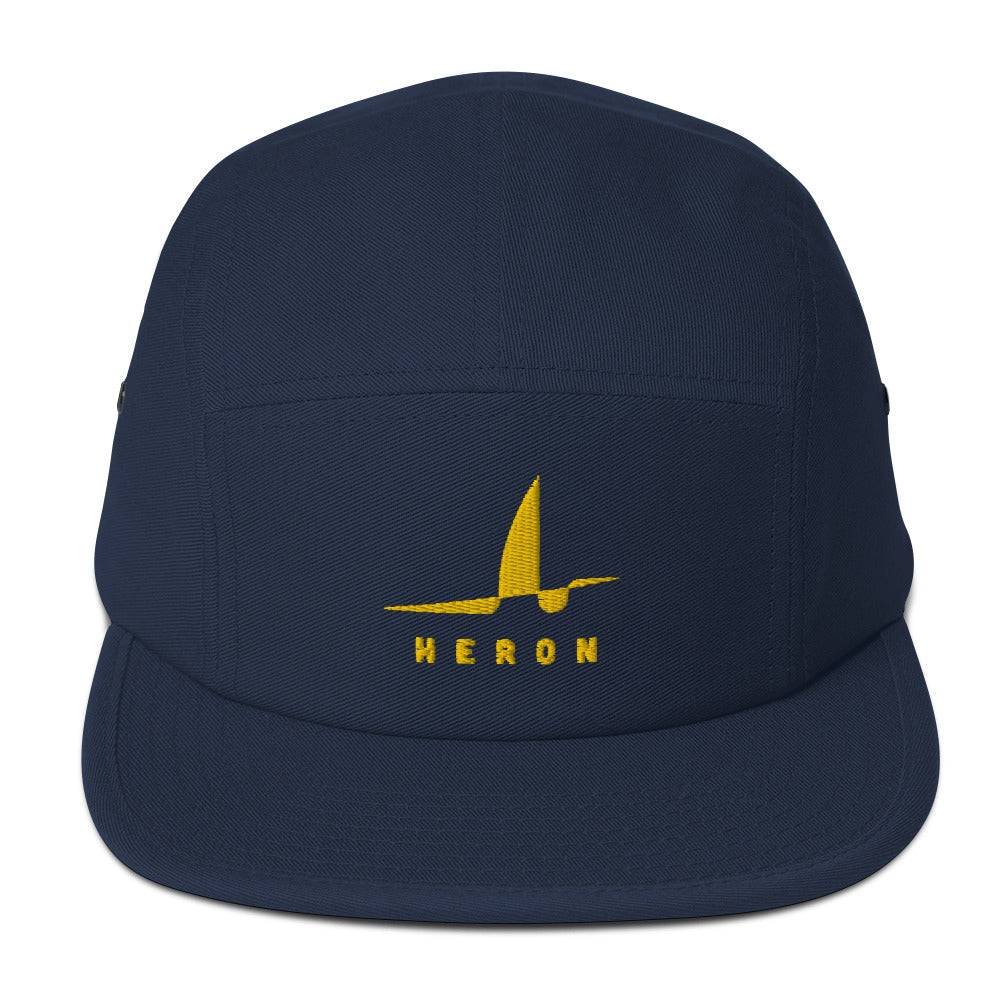 5 Panel Cap - Gold Embroidery