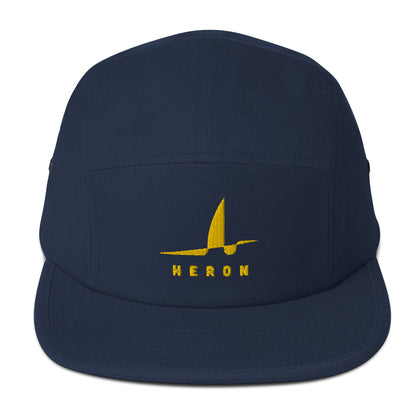 5 Panel Cap - Gold Embroidery