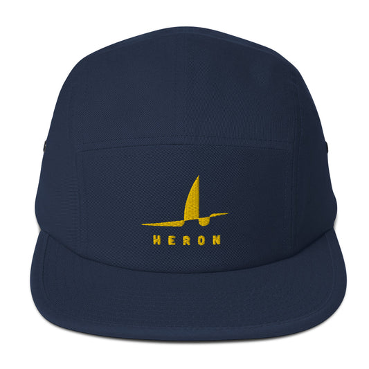 5 Panel Cap - Gold Embroidery