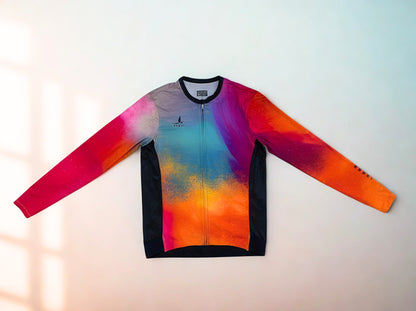 Men's Afterglow Performance Long Sleeve Cycling Jersey