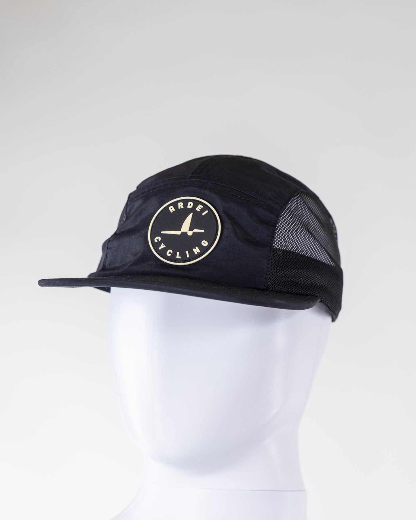 Ardei Performance Hat – Lightweight Mesh 5-Panel Cap (Black)