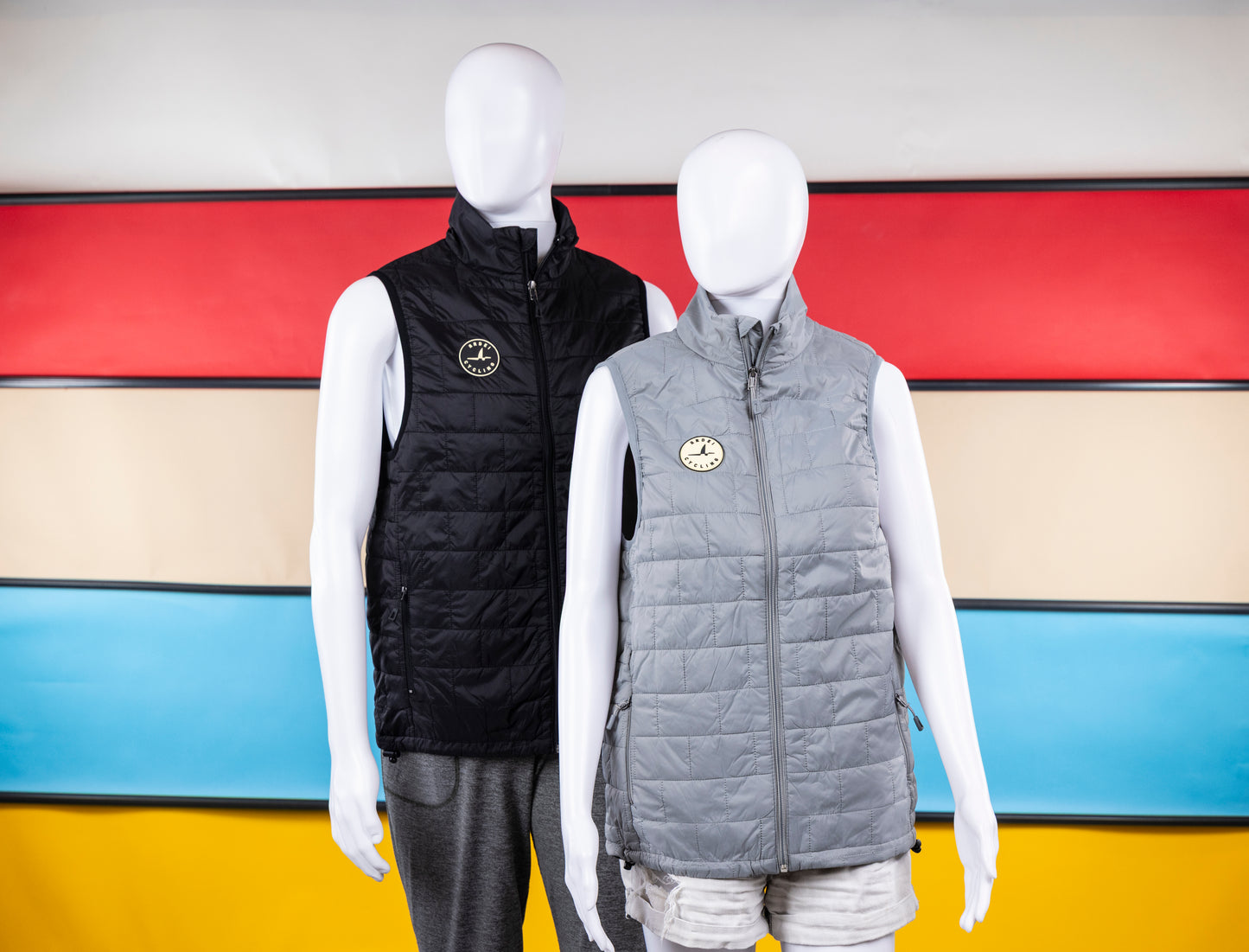 Steel Unisex Quilted Vest – Lightweight Packable Windproof Layer