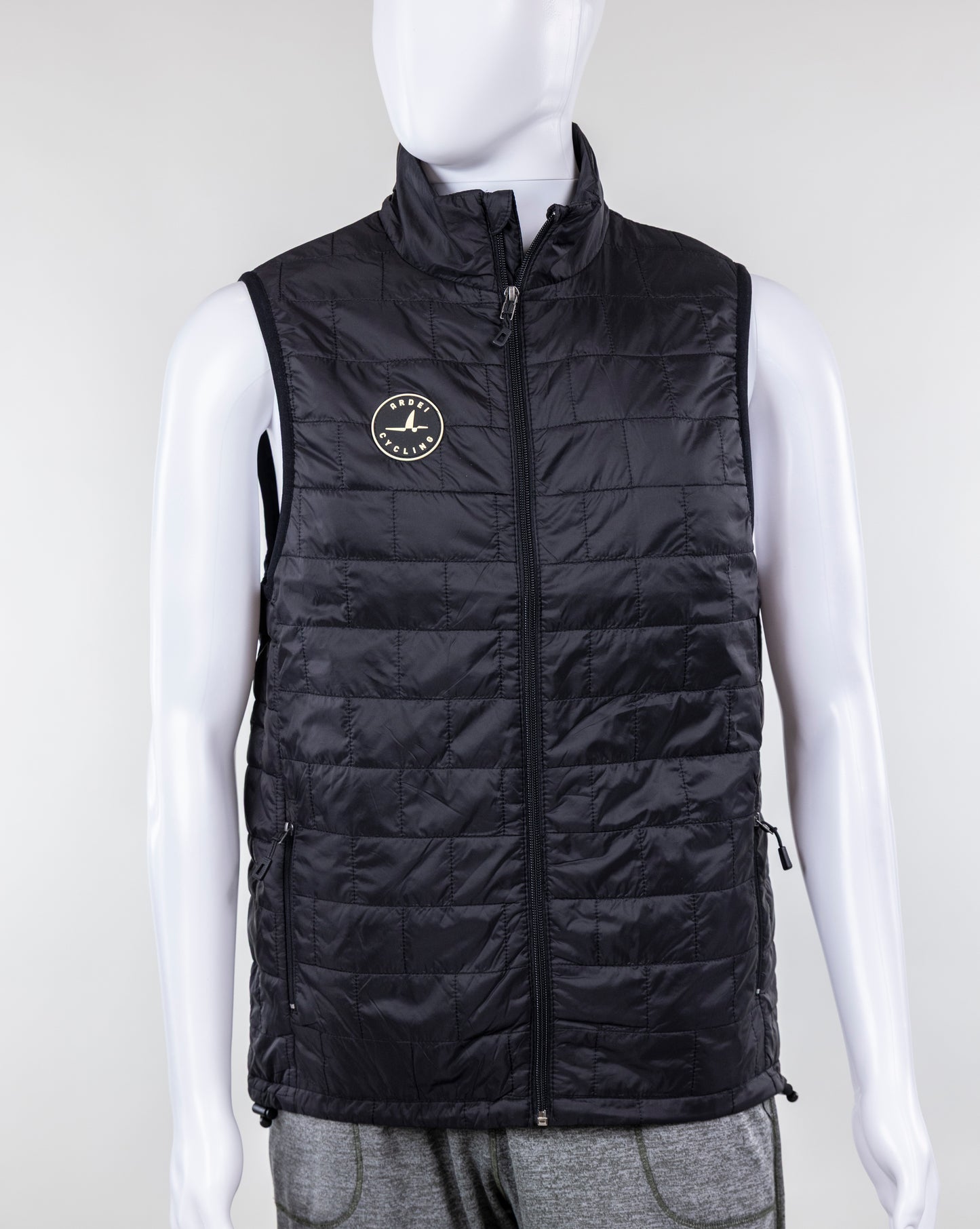 Black Unisex Quilted Vest – Lightweight Packable Windproof Layer