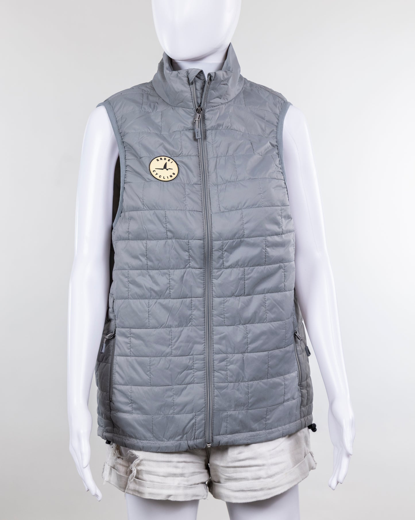 Steel Unisex Quilted Vest – Lightweight Packable Windproof Layer