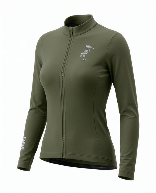 Women's Thermal Long Sleeve Cycling Jersey