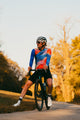 Men's Horizon Performance Long Sleeve Cycling Jersey by Ardei, worn by a rider (photo 1)